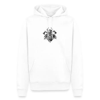 Wikinger Mythologie Vikinger Schildmaid Odins - Männer Premium Bio Hoodie - Weiß - Vorne - Nico (187cm)