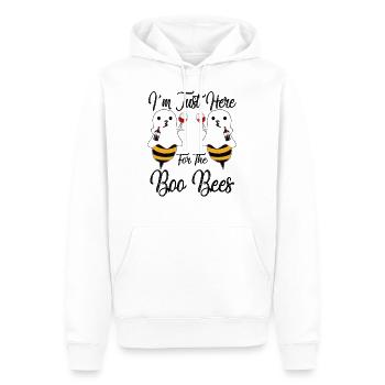 Halloween I'm Just Here For The Boo Bees Funny - Men’s Premium Organic Hoodie - white - Front - Nico (187cm)