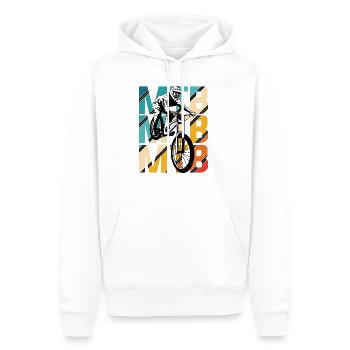 MTB Vintage Fahrrad Fans Geschenk Jungs Jugend Fah - Männer Premium Bio Hoodie - Weiß - Vorne - Nico (187cm)