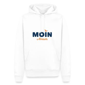 Nordsee Moin Amrum - Männer Premium Bio Hoodie - Weiß - Vorne - Nico (187cm)
