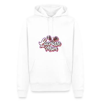 Lacrosse Sport Mutter Mama I Geschenk - Männer Premium Bio Hoodie - Weiß - Vorne - Nico (187cm)