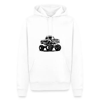 Monstertruck Monster Truck Liebhaber Fan - Männer Premium Bio Hoodie - Weiß - Vorne - Nico (187cm)