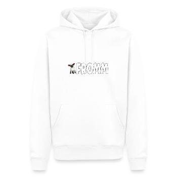 Lammfromm - Du bist unschuldig. IMMER! - Männer Premium Bio Hoodie - Weiß - Vorne - Nico (187cm)