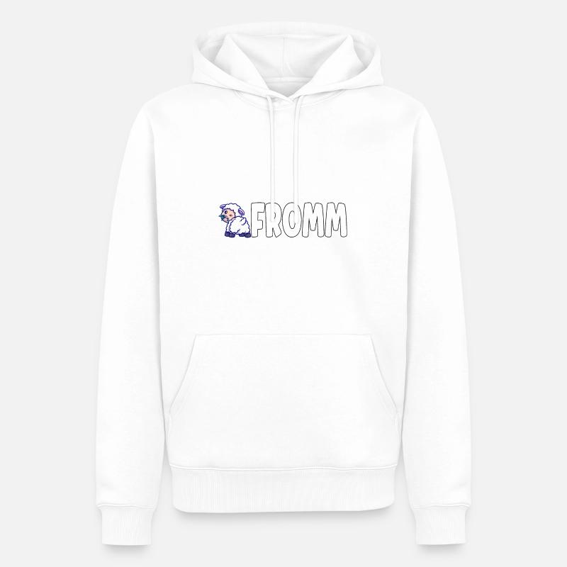 Lammfromm - Vous êtes innocent. TOUJOURS! - Sweat à capuche Premium bio Homme - blanc