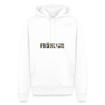 Frühling - Männer Premium Bio Hoodie - Weiß - Vorne - Nico (187cm)