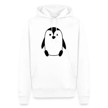 Pingouin - Sweat à capuche Premium bio Homme - blanc - Devant - Nico (187cm)