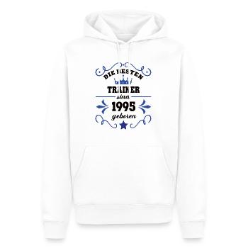 1995 Trainer Geburtstag Kollege Arbeitskollege - Männer Premium Bio Hoodie - Weiß - Vorne - Nico (187cm)