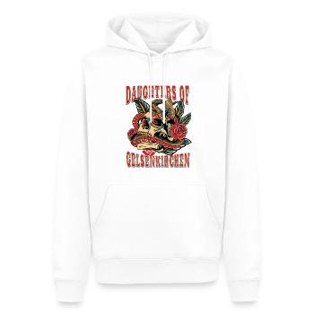 Gelsenkirchen Frau Geschenk daughters of - Männer Premium Bio Hoodie - Weiß - Vorne - Nico (187cm)