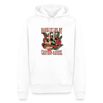 Castrop Rauxel Frau daughters of Castrop Rauxel - Männer Premium Bio Hoodie - Weiß - Vorne - Nico (187cm)