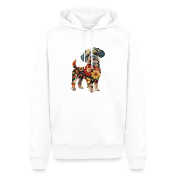 maltesisch - Männer Premium Bio Hoodie - Weiß - Vorne - Nico (187cm)