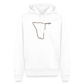 Namibia - Männer Premium Bio Hoodie - Weiß - Vorne - Nico (187cm)