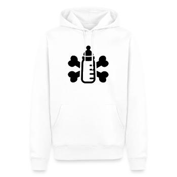 Baby - Männer Premium Bio Hoodie - Weiß - Vorne - Nico (187cm)