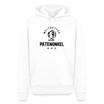 patenonkel weltbester - Männer Premium Bio Hoodie - Weiß - Vorne - Nico (187cm)