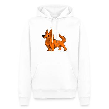 Lustige Hunde 7 - Männer Premium Bio Hoodie - Weiß - Vorne - Nico (187cm)