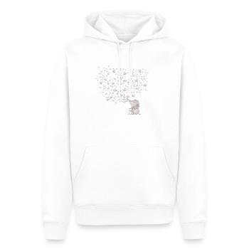 baby elefant - Männer Premium Bio Hoodie - Weiß - Vorne - Nico (187cm)