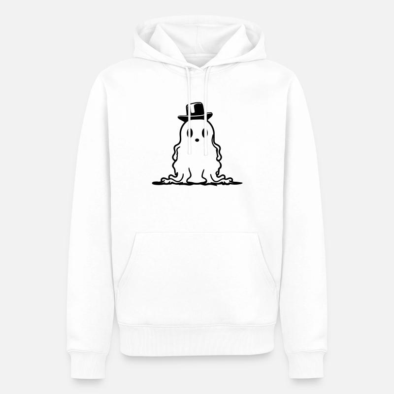 Geist - Männer Premium Bio Hoodie - Weiß