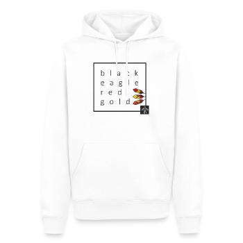 German Eagle - Men’s Premium Organic Hoodie - white - Front - Nico (187cm)