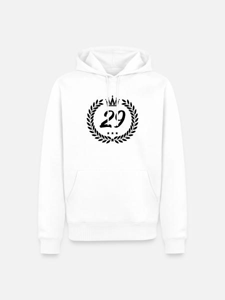 wappen 29 - Männer Premium Bio Hoodie - Weiß