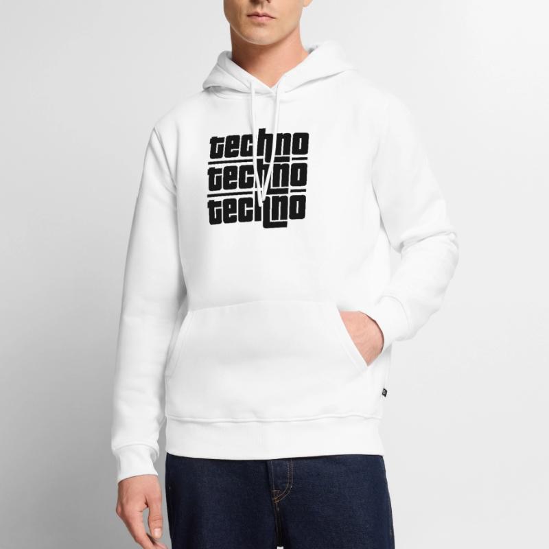 Techno Techno Techno Men’s Premium Organic Hoodie
