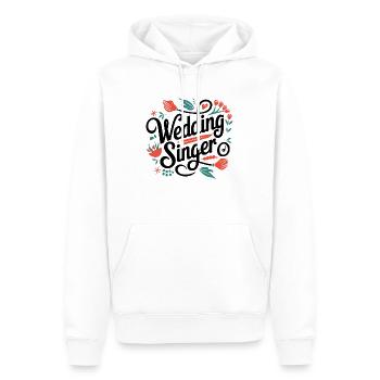 Hochzeit Sänger - Männer Premium Bio Hoodie - Weiß - Vorne - Nico (187cm)
