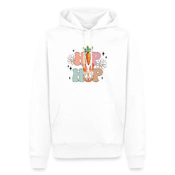 Easter Easter Bunny Easter Eve Easter Sunday Easter Egg Spring - Men’s Premium Organic Hoodie - white - Front - Nico (187cm)