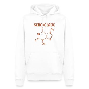Schokolade Formel - Naschkatze Chemie Kakao - Männer Premium Bio Hoodie - Weiß - Vorne - Nico (187cm)