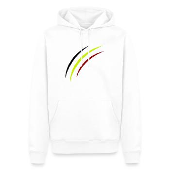 krallen belgien - Männer Premium Bio Hoodie - Weiß - Vorne - Nico (187cm)