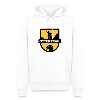 Otter Trail – South Africa - Men’s Premium Organic Hoodie - white - Front - Nico (187cm)