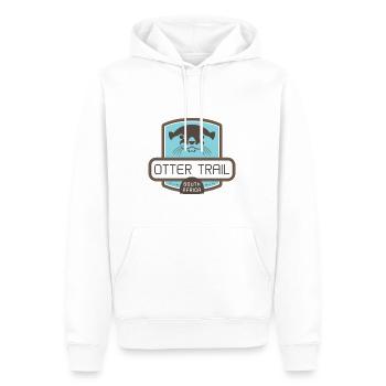 Otter Trail – South Africa - Men’s Premium Organic Hoodie - white - Front - Nico (187cm)