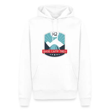 K2 Base Camp Trek - Men’s Premium Organic Hoodie - white - Front - Nico (187cm)