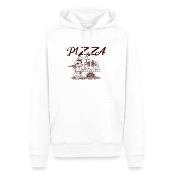 Pizzeria Pizzabäcker Pizza - Männer Premium Bio Hoodie - Weiß - Vorne - Nico (187cm)