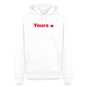 Herz animiertes elegantes Design - Männer Premium Bio Hoodie - Weiß - Vorne - Nico (187cm)