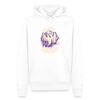 Spooky Teacher Lehrer Halloween - Männer Premium Bio Hoodie - Weiß - Vorne - Nico (187cm)