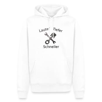 Car lover - Männer Premium Bio Hoodie - Weiß - Vorne - Nico (187cm)
