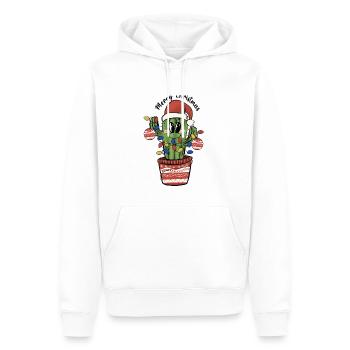 Casquette de chaîne légère pour animaux de Noël - Sweat à capuche Premium bio Homme - blanc - Devant - Nico (187cm)