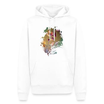Pflanze - Männer Premium Bio Hoodie - Weiß - Vorne - Nico (187cm)