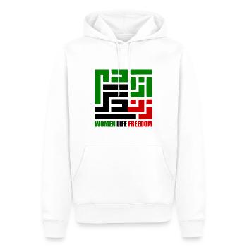 Women life freedom - Männer Premium Bio Hoodie - Weiß - Vorne - Nico (187cm)