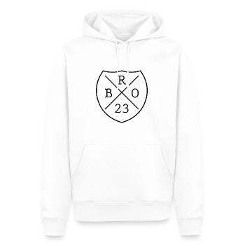 Bro 2023 Future Brother Gift - Men’s Premium Organic Hoodie - white - Front - Nico (187cm)