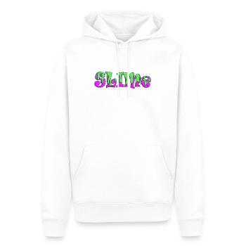 Slime - Männer Premium Bio Hoodie - Weiß - Vorne - Nico (187cm)
