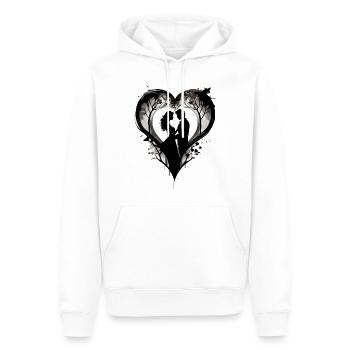 VALENTINE'S DAY COUPLE, MAN AND WOMAN IN LOVE 2024 - Men’s Premium Organic Hoodie - white - Front - Nico (187cm)