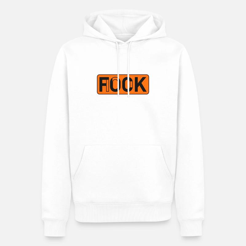 Conception de l’AOOK - Sweat à capuche Premium bio Homme - blanc