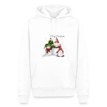 Christmas Gnomes - Men’s Premium Organic Hoodie - white - Front - Nico (187cm)