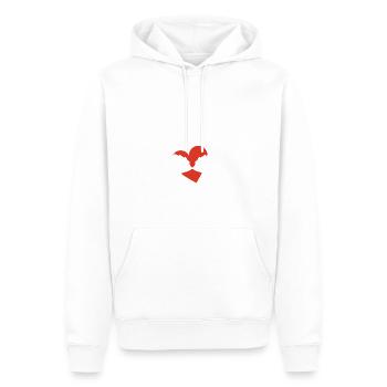 Igel - Liebe - neg - Männer Premium Bio Hoodie - Weiß - Vorne - Nico (187cm)
