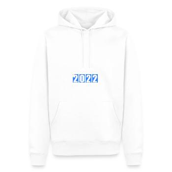 Gesellenbrief Abschluss Geselle 2022 - Männer Premium Bio Hoodie - Weiß - Vorne - Nico (187cm)