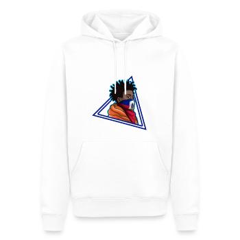 Haïti Haïti Haïti Flag Man Day I Cadeau - Sweat à capuche Premium bio Homme - blanc - Devant - Nico (187cm)