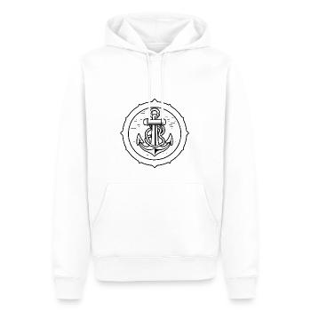 Anker Boot Schiff Nautik - Männer Premium Bio Hoodie - Weiß - Vorne - Nico (187cm)