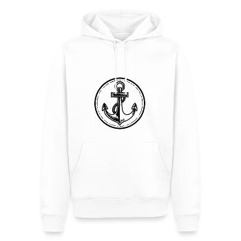 Anker Boot Schiff Nautik - Männer Premium Bio Hoodie - Weiß - Vorne - Nico (187cm)