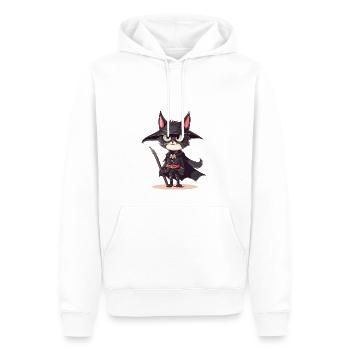 Catroon zorro_2 - Männer Premium Bio Hoodie - Weiß - Vorne - Nico (187cm)