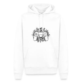 Controller Gaming Video Games Gamepad - Men’s Premium Organic Hoodie - white - Front - Nico (187cm)