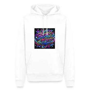 Break the Rules - Männer Premium Bio Hoodie - Weiß - Vorne - Nico (187cm)